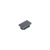 Vis Express Bouchon rectangle pour tube 150X50 épaisseur tole du tube 2 à 4 nylon noir - 1 pièce