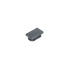 Vis Express Cache Vis Et Cache Trou-Bouchon rectangle pour tube 160X80 épaisseur tole du tube 3 à 5.5 nylon noir - 1 pièce