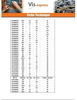Vis Express Cache Vis Et Cache Trou-Bouchon rond pour tube Diamètre Extèrieur 50 Intérieur 44-48 nylon noir - 1 pièce
