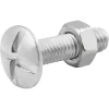 Diall Boulon-10 boulons poêlier inox A2 5 x 20 mm
