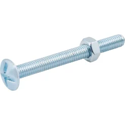 Diall 10 boulons poêlier tête plate 6 x 60 mm