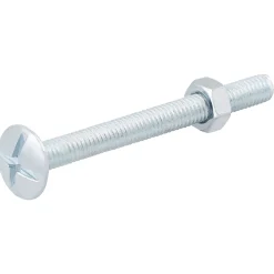 Diall Boulon-10 boulons poêlier tête plate 5 x 50 mm