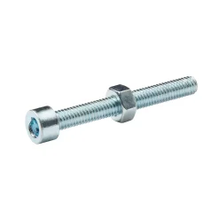 Diall 20 boulons tête cylindrique acier zingué 6 x 50 mm