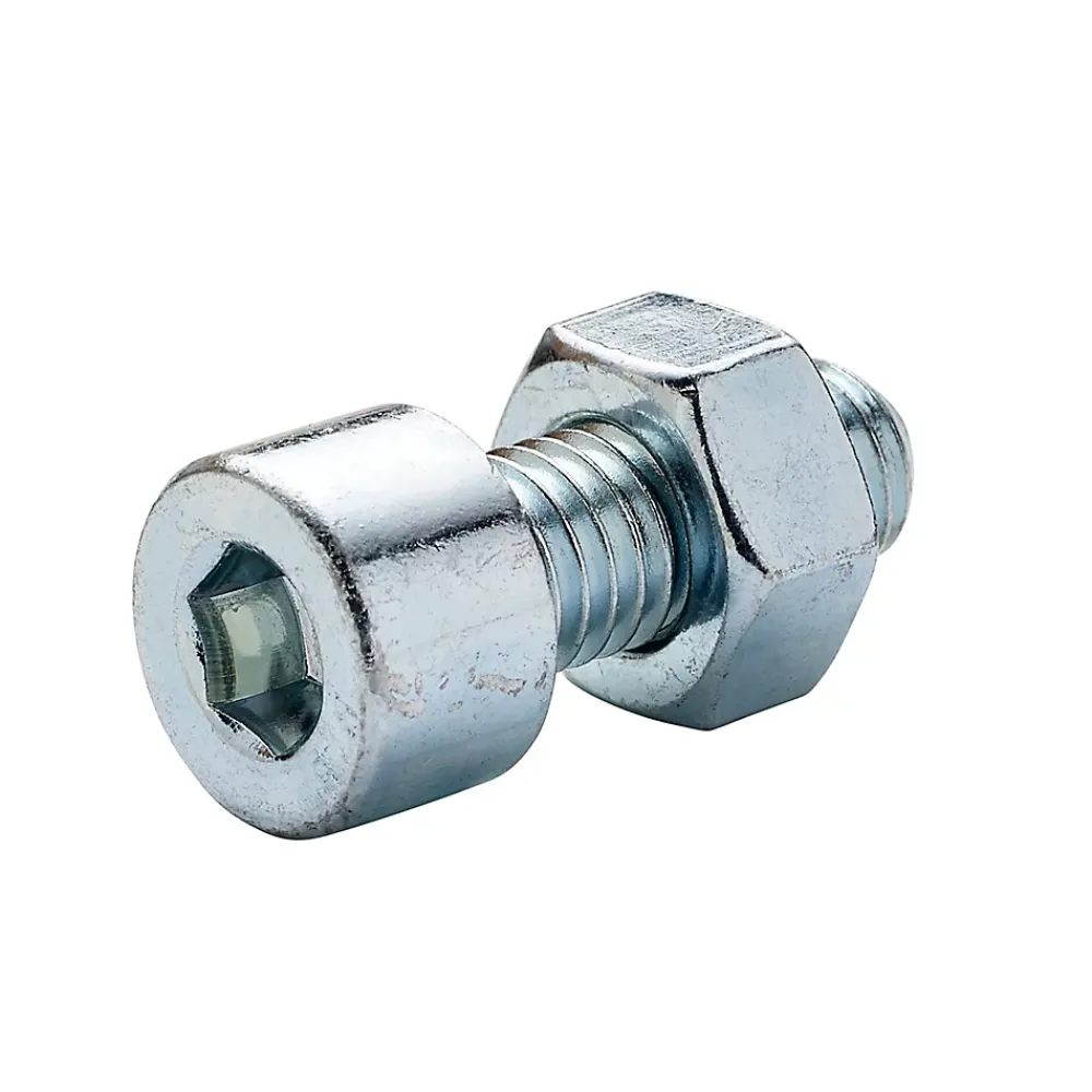 Diall 20 boulons tête cylindrique acier zingué 8 x 20 mm