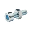 Diall 20 boulons tête cylindrique acier zingué 6 x 20 mm
