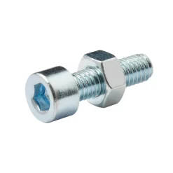 Diall 20 boulons tête cylindrique acier zingué 6 x 20 mm