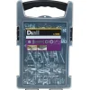 Diall 500 boulons tête héxagonale avec écrous et rondelles - assortiment
