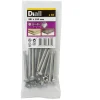 Diall Boulon-10 boulons tête héxagonale inox 6 x 50 mm