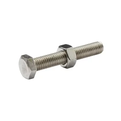 Diall Boulon-10 boulons tête héxagonale inox 8 x 50 mm