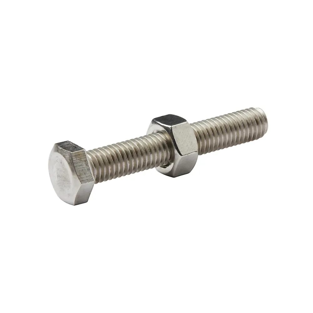 Diall Boulon-10 boulons tête héxagonale inox 8 x 50 mm