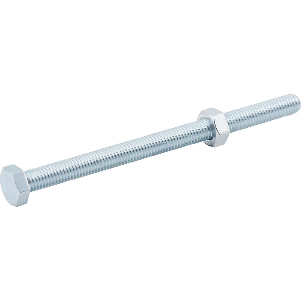 Diall 10 boulons tête héxagonale zingué 8 x 120 mm