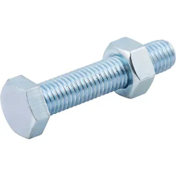 Diall Boulon-10 boulons tête héxagonale zingué 12 x 60 mm