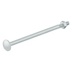Diall 5 boulons tête ronde collet carré 7 x 130 mm