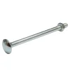 Diall Boulon-10 boulons tête ronde collet carré 5 x 30 mm