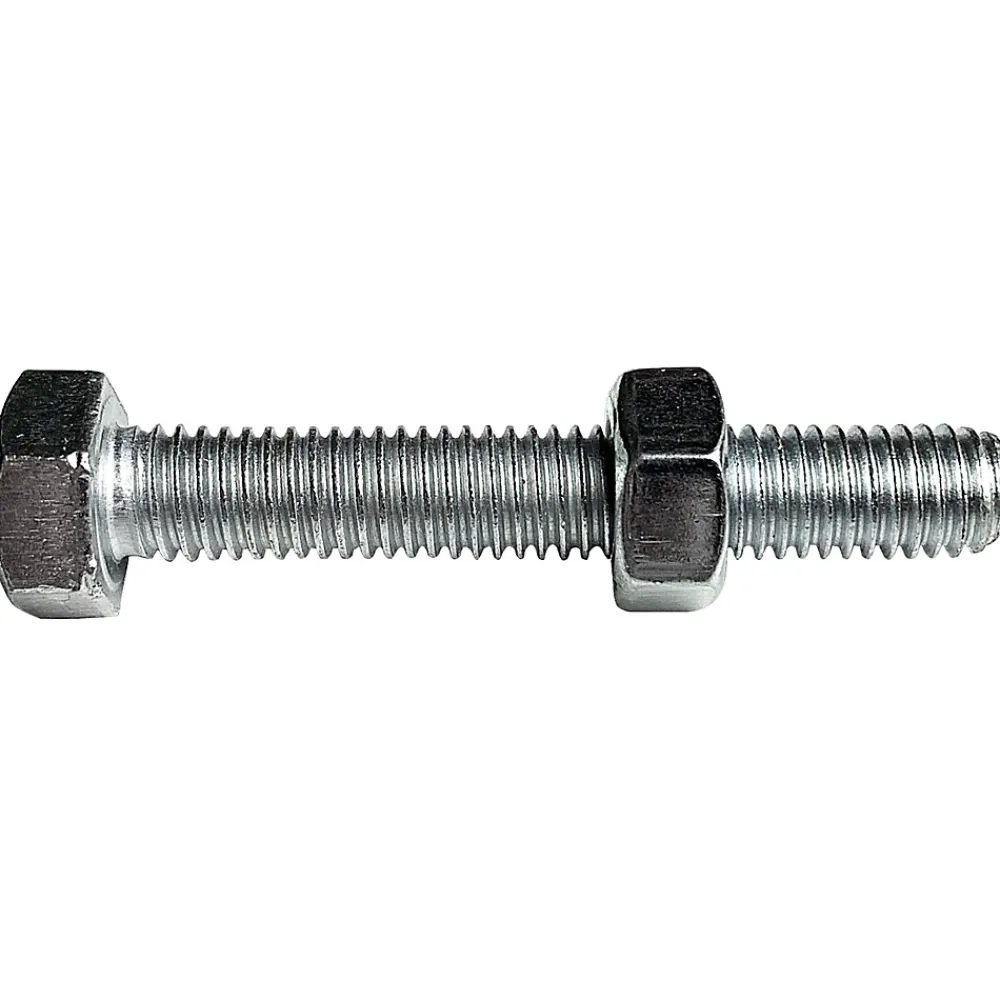 Viswood Boulon-Boulon tête hexagonale finition zinguée