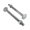 Vis Express Boulon-Boulon (vendu avec Ecrou) TRCC JAPY tête ronde collet carré M16X110 Filetée sur 110 Classe 6.8 Forte tenue - 5 pièces