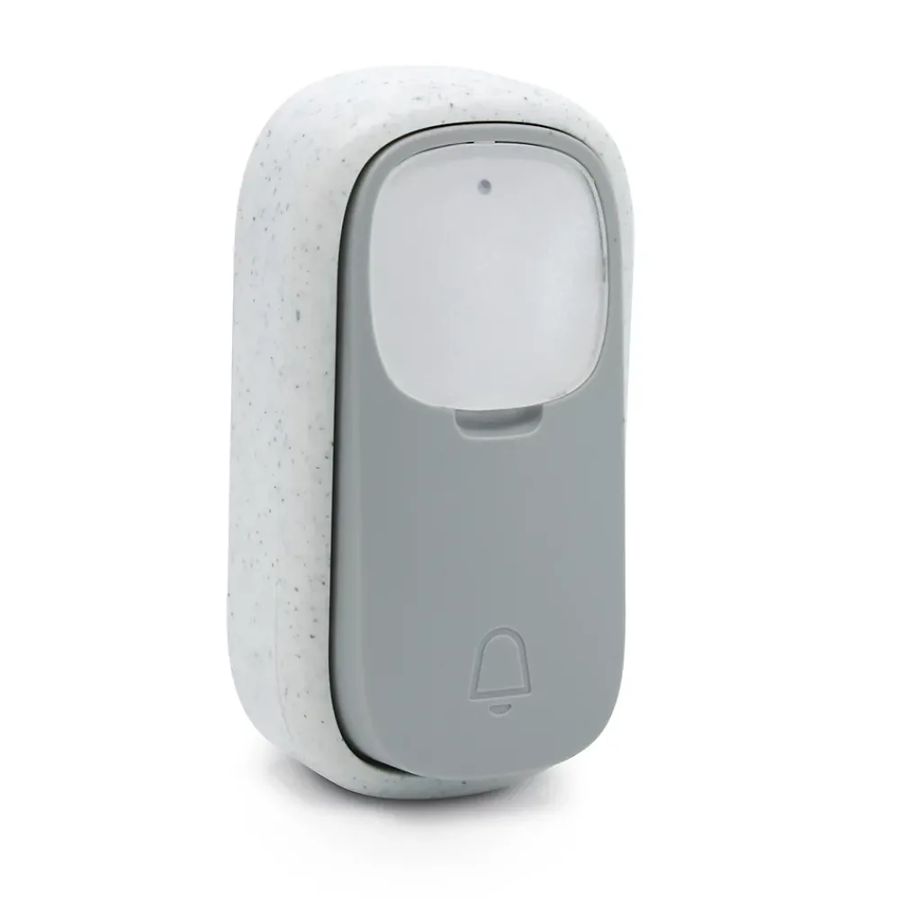 Avidsen Bouton d'appel supplémentaire sans fil sans pile pour le carillon Bamboo - Bamboo Push - - 102503