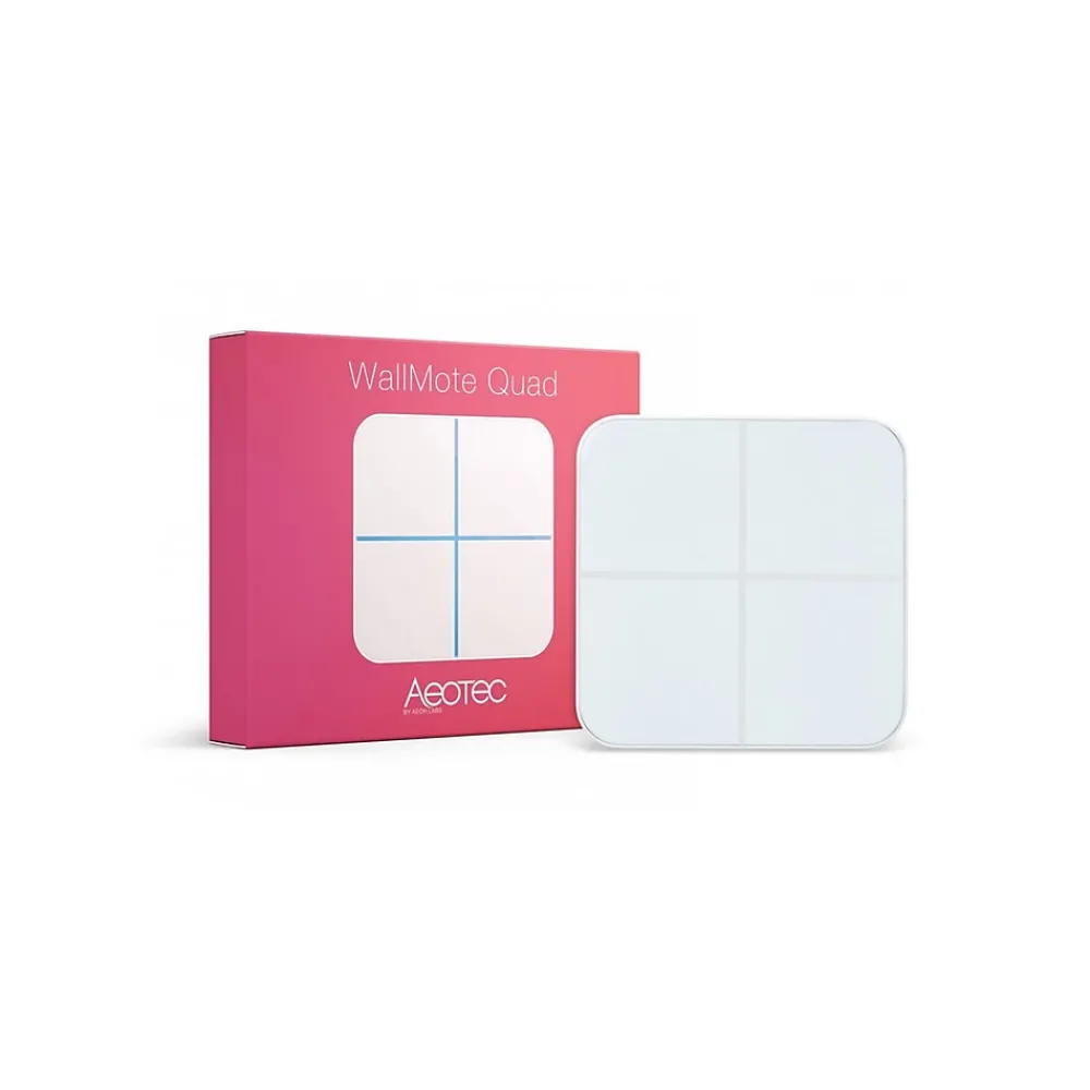Aeotec Bouton De Commande Murale Z-wave - Wallmote Quad - Aoetec