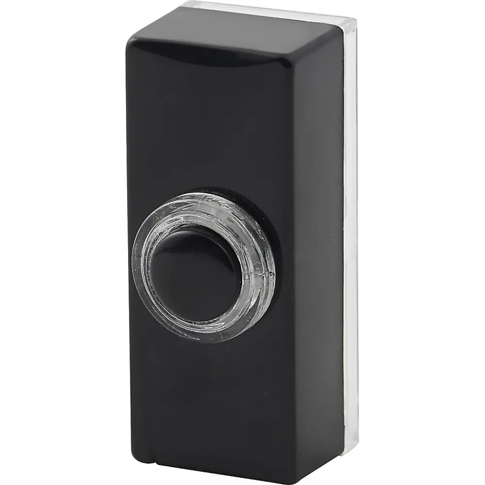 Blyss Sonnette Et Carillon-Bouton de sonnette filaire lumineux noir