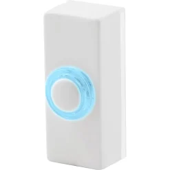 Blyss Bouton de sonnette filaire lumineux blanc