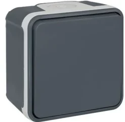 Eurohm Bouton poussoir 10A - IP55 - OXXO Couleur Gris
