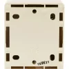 Zenitech Bouton poussoir 10A saillie - blanc - Beijing -