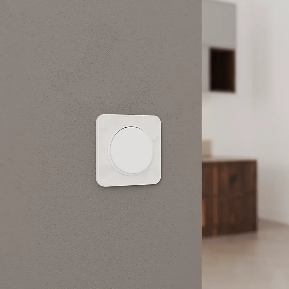 Jacobsen Interrupteur Encastrable-Bouton poussoir Espen blanc à composer