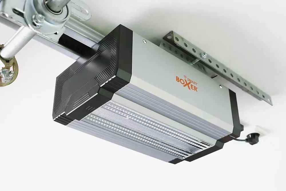 Boxer Motorisation De Porte De Garage-Ouvre-porte de garage WiFi 800N avec application smartphone, rail 3 m, télécommande incluse