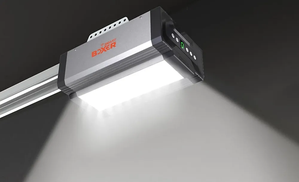 Boxer Motorisation De Porte De Garage-Ouvre-porte de garage WiFi 800N avec application smartphone, rail 3 m, télécommande incluse