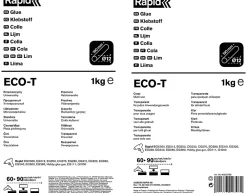 Rapid Pistolet À Colle-Bâtons de colle 12 mm pour usage général - 1 kg. Sac plastique