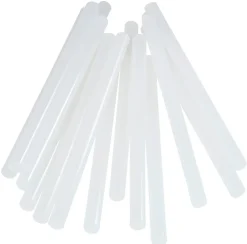 Rapid Bâtons de colle PVC & câbles 12 mm. Parfait pour les travaux de fixation et de réparation. Paquet de 14 bâtons longs.