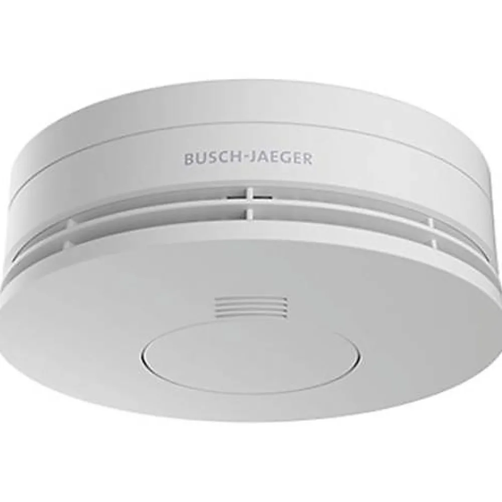 Busch-Jaeger ProfessionalLINE détecteur de fumée optique à pile CR123A, diamètre 120 mm, hauteur 47,5 mm