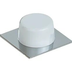 Diall Butoir De Porte-Butoir adhésif blanc Inox ø52 x Hauteur 26 mm