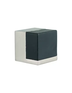 Thirard Butoir De Porte-Butoir de porte cubique, corps inox, embout caoutchouc -