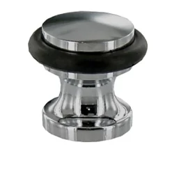 Diall Butoir De Porte-Butoir de porte Zamak chromé Ø 2,9 cm