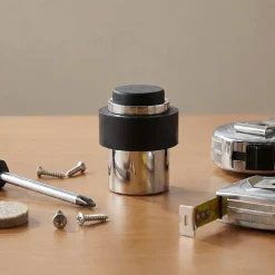 Diall Butoir De Porte-Butoir porte acier inoxydable ø24 mm