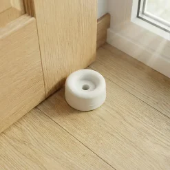 Diall 10 butoirs ø30 mm caoutchouc blanc
