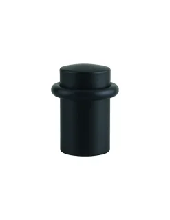 Thirard Butoir à visser, fixation au sol, diamètre 25x42mm, noir -