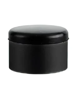 Thirard Butoir à visser, fixation au sol, aluminium, bague caoutchouc,diamètre 40x29mm, noir -