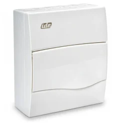 Ide Bv8po - Tableau De Distribution électrique Résntiel - 8 Modules - 228x191x99mm - Avec Rail Din