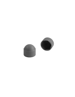 Vis Express Cache Ecrou ou cache tête vis Tête hexagonale TH M6 Nylon RAL7001 Sur plat 10 - 200 pièces