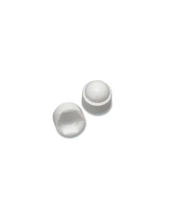 Vis Express Cache Ecrou ou cache tête vis Tête hexagonale TH M18 nylon blanc Sur plat 27 - 10 pièces
