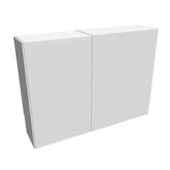 Atole Cache nourrice plomberie en acier Blanc - Largeur réglable - Taille 2 : 450 x 605 à 1150 x 150 mm