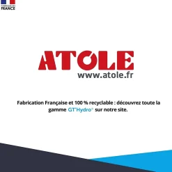 Atole Cache-Tube De Plomberie-Cache nourrice plomberie en acier Blanc - Largeur fixe - Taille 5 : 650 x 650 x 150 mm