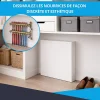 Atole Cache-Tube De Plomberie-Cache nourrice plomberie en acier Blanc - Largeur fixe - Taille 2 : 450 x 650 x 150 mm