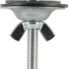 Nicoll Cache trou chromé pour évier et lavabo - Chromé - diam : 42mm