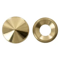 Diall Cache Vis Et Cache Trou-Cache-vis conique Laiton poli ø16 mm