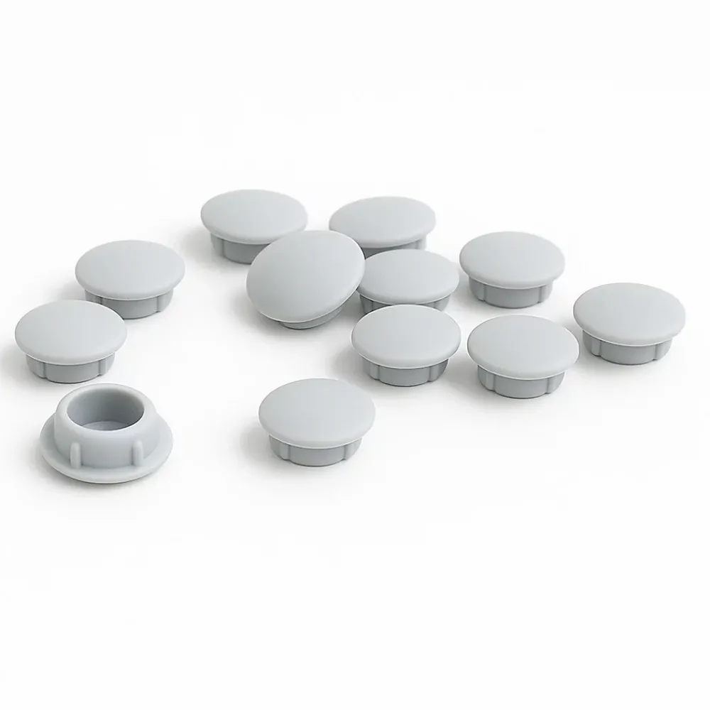 Avosdim Cache Vis Et Cache Trou-Cache vis gris clair diamètre 6mm - Lot de 10