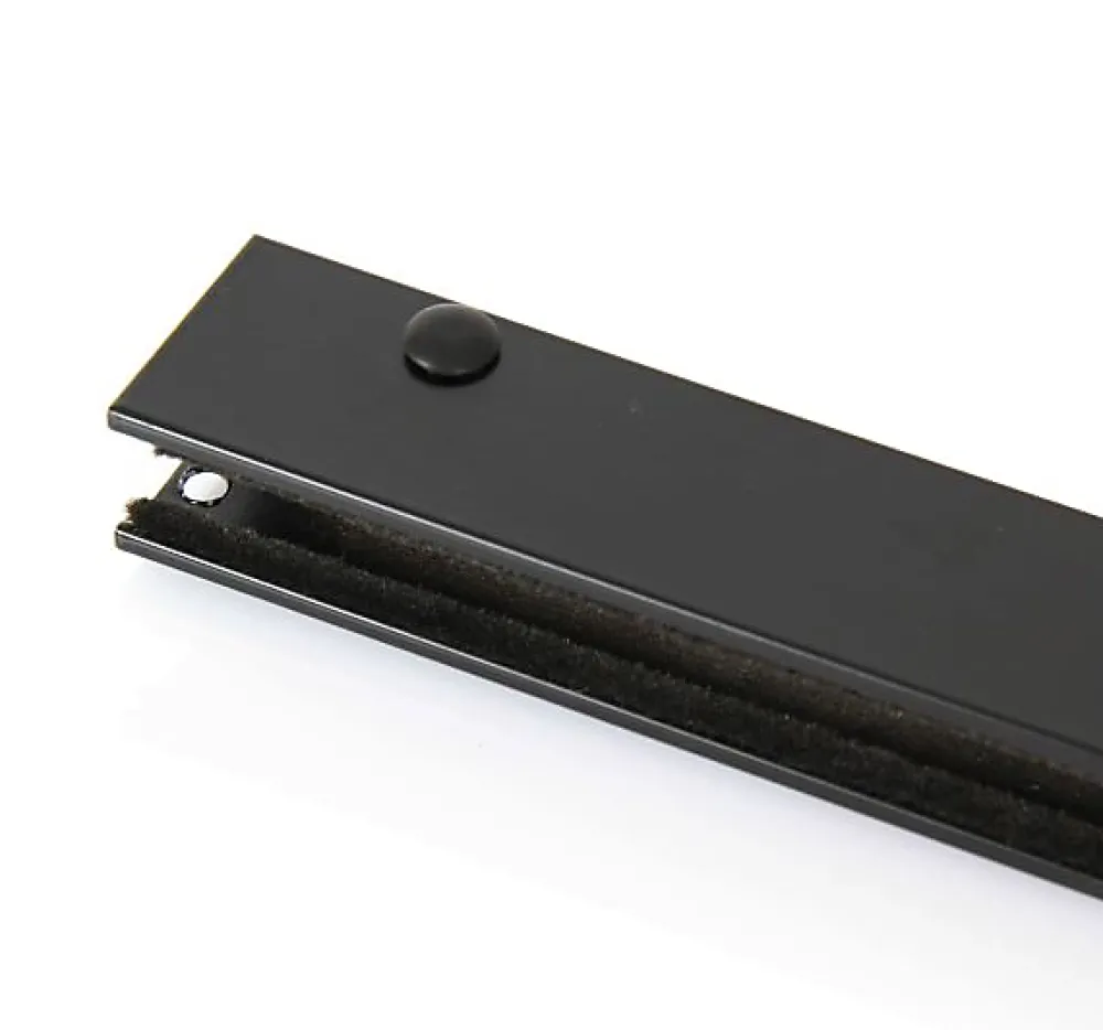 Avosdim Cache vis noir diamètre 6mm - Lot de 10