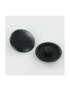 Vis Express Cache Vis Et Cache Trou-Cache vis Tête fraisée TORX TORX T15 Diamètre de tête: 12 nylon noir - 100 pièces